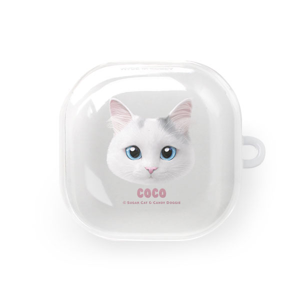 Coco the Ragdoll Face Buds Pro/Live TPU Case