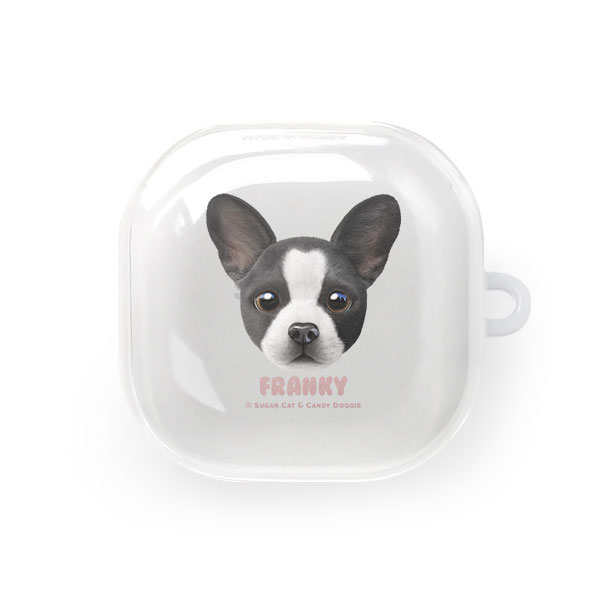 Franky the French Bulldog Face Buds Pro/Live TPU Case