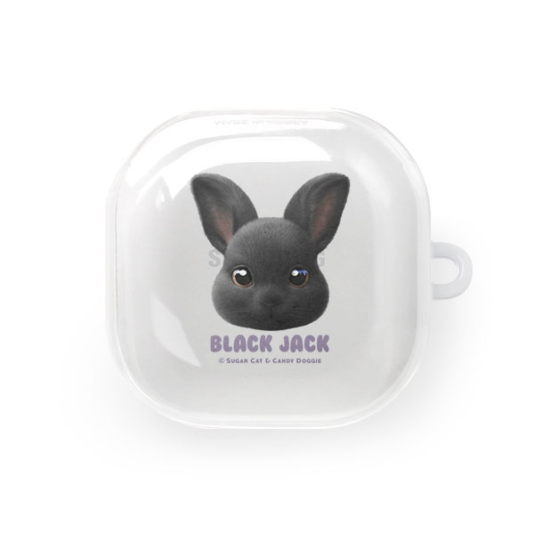 Black Jack the Rabbit Face Buds Pro/Live TPU Case