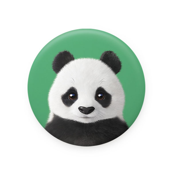 Pang the Giant Panda Mirror Button