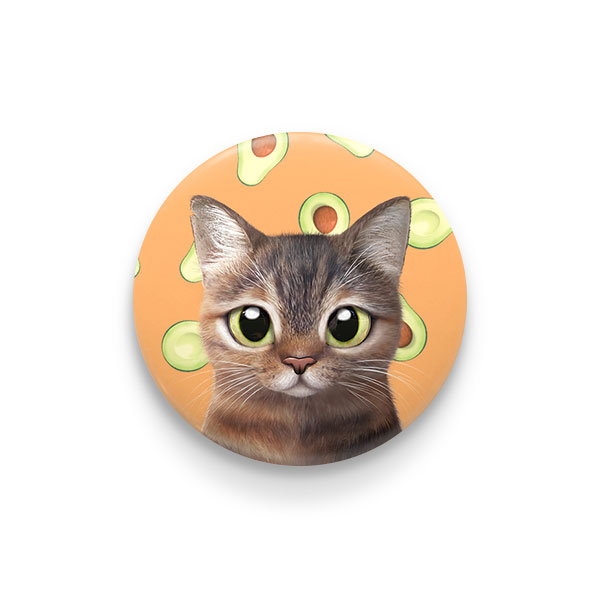 Lucy’s Avocado Pin/Magnet Button