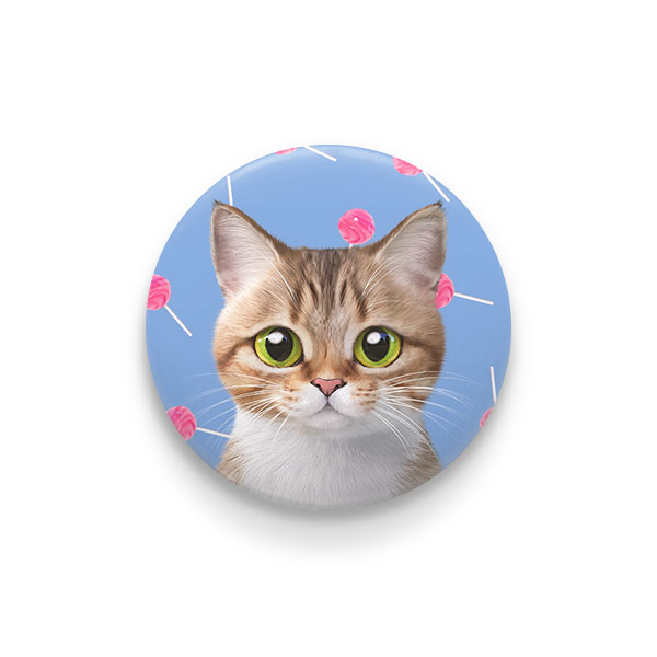 Mar’s Cherry Candy Pin/Magnet Button