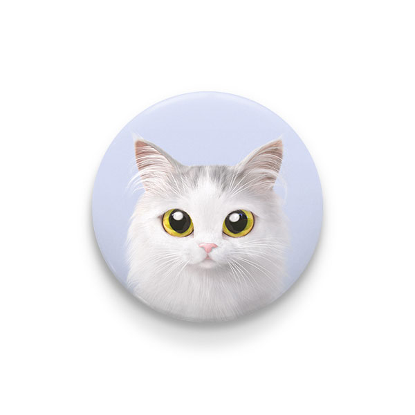 Rangi the Norwegian forest Pin/Magnet Button