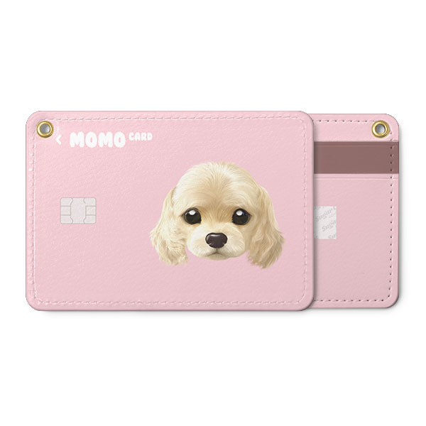 Momo the Cocker Spaniel Face Card Holder