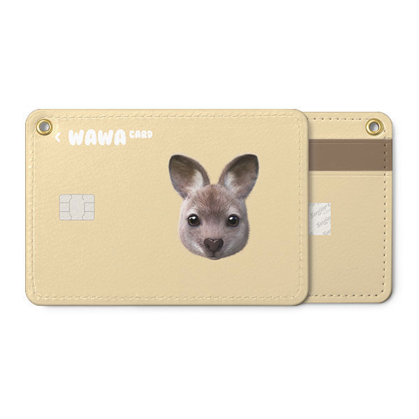 Wawa the Wallaby Face Card Holder