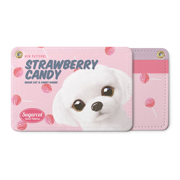 Doori’s Strawberry Candy New Patterns Card Holder
