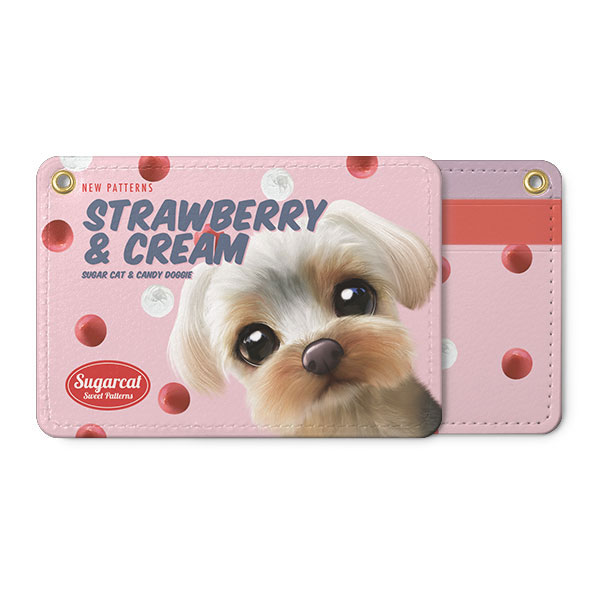 Sarang the Yorkshire Terrier’s Strawberry &amp; Cream New Patterns Card Holder