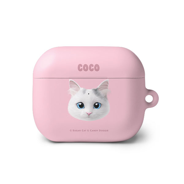 Coco the Ragdoll Face AirPods 3 Hard Case