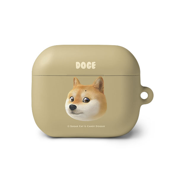 Doge the Shiba Inu (GOLD ver.) Face AirPods 3 Hard Case