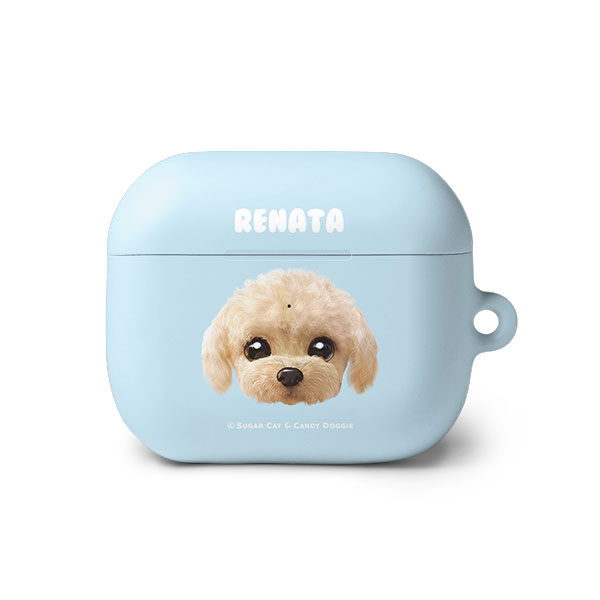 Renata the Poodle Face AirPods 3 Hard Case