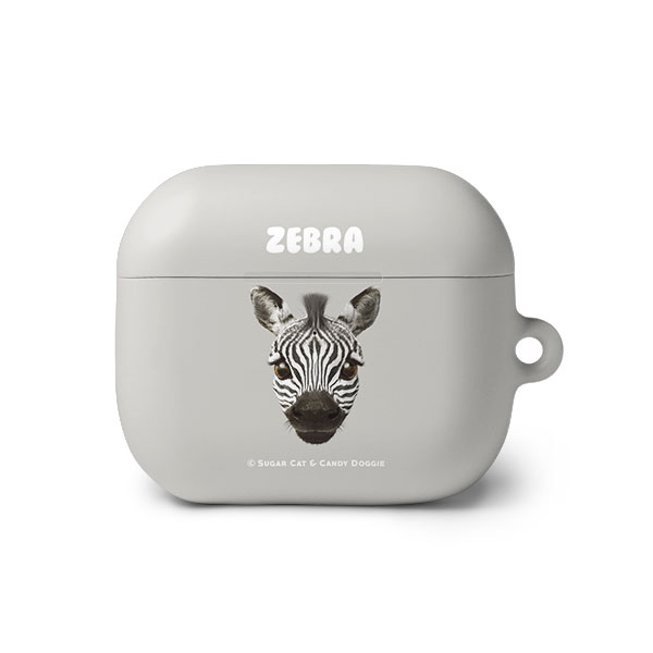 Zebra the Plains Zebra Face AirPods 3 Hard Case