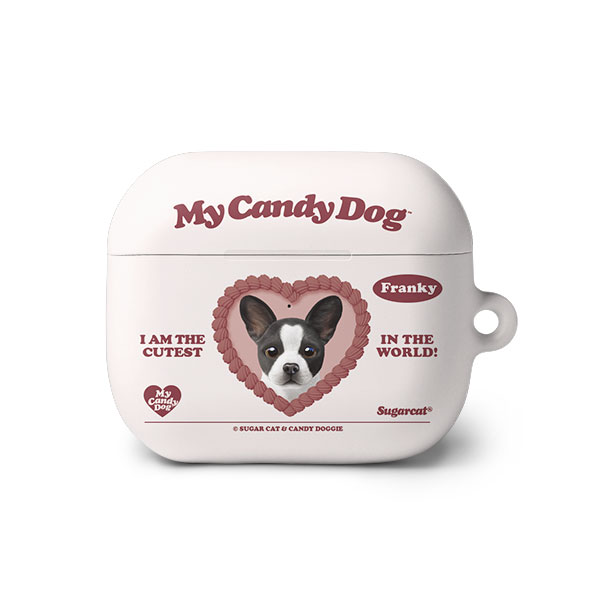 Franky the French Bulldog MyHeart AirPods 3 Hard Case