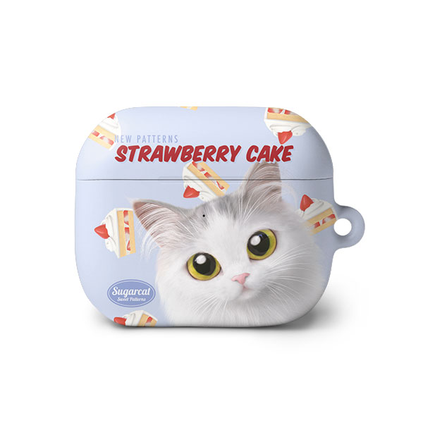 Rangi the Norwegian forest’s Strawberry Cake New Patterns AirPods 3 Hard Case