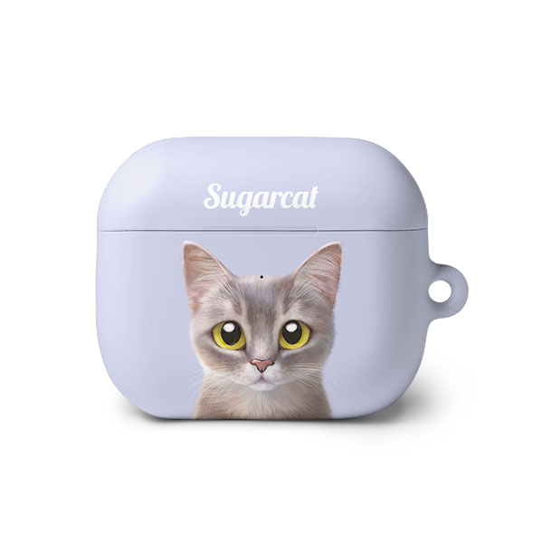Leo the Abyssinian Blue Cat Simple AirPods 3 Hard Case
