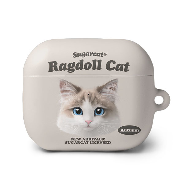 Autumn the Ragdoll TypeFace AirPods 3 Hard Case