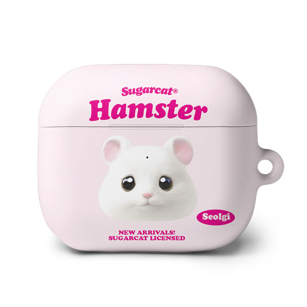 Seolgi the Hamster TypeFace AirPods 3 Hard Case