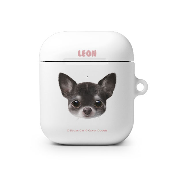 Leon the Chihuahua Face AirPod Hard Case