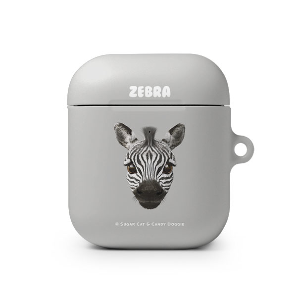 Zebra the Plains Zebra Face AirPod Hard Case