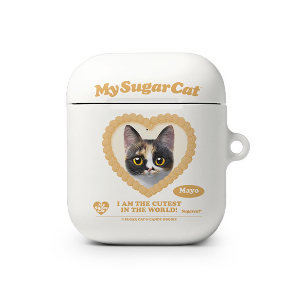 Mayo the Tricolor cat MyHeart AirPod Hard Case