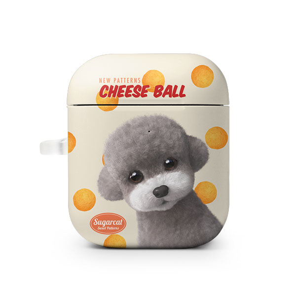 Earlgray the Poodle&#039;s Cheese Ball New Patterns AirPod Hard Case