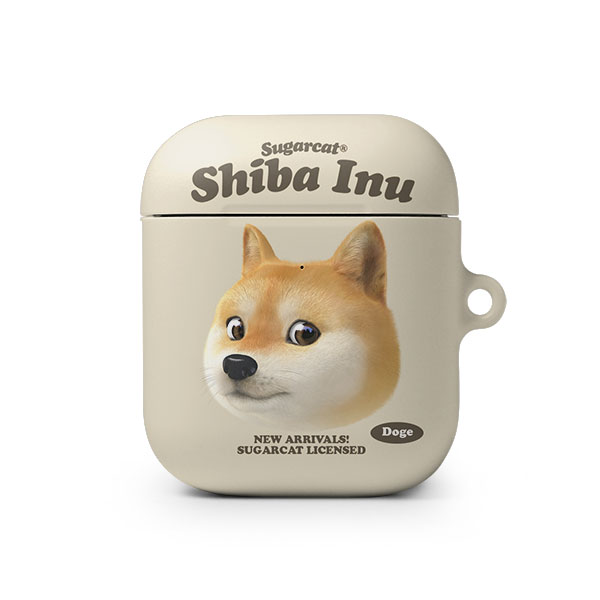 Doge the Shiba Inu (GOLD ver.) TypeFace AirPod Hard Case