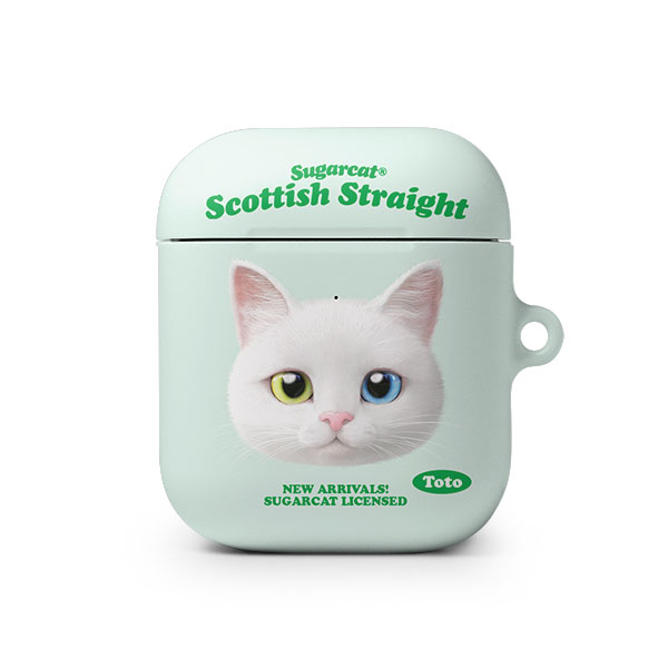 Toto the Scottish Straight TypeFace AirPod Hard Case