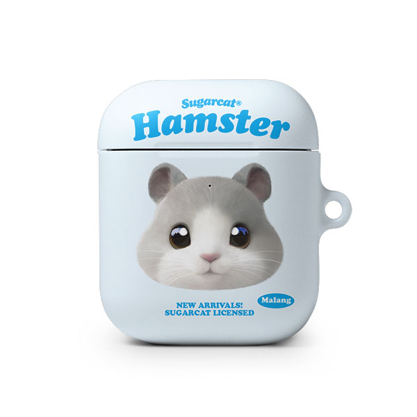 Malang the Hamster TypeFace AirPod Hard Case