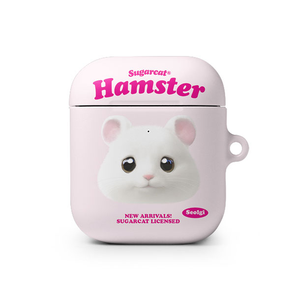 Seolgi the Hamster TypeFace AirPod Hard Case