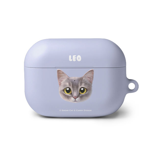 Leo the Abyssinian Blue Cat Face AirPod PRO Hard Case