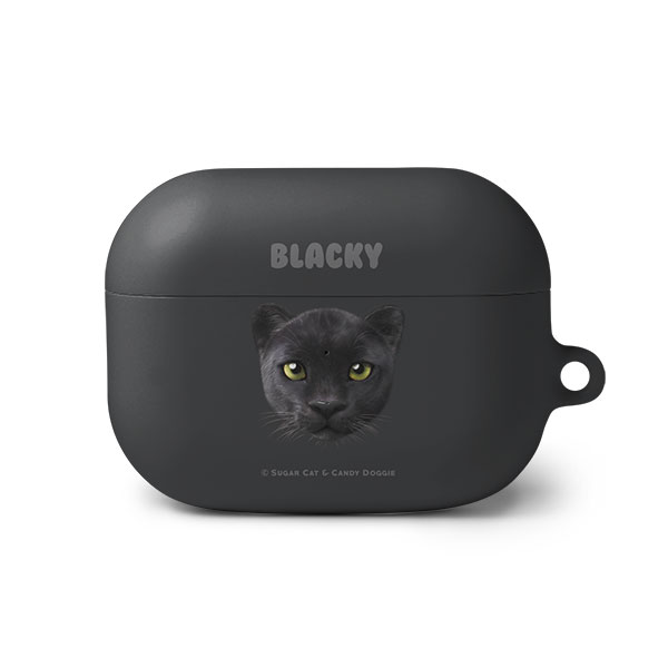 Blacky the Black Panther Face AirPod PRO Hard Case