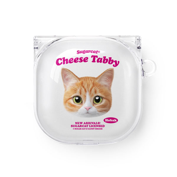 Hobak the Cheese Tabby TypeFace Buds Pro/Live Clear Hard Case