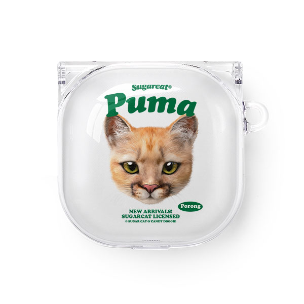 Porong the Puma TypeFace Buds Pro/Live Clear Hard Case