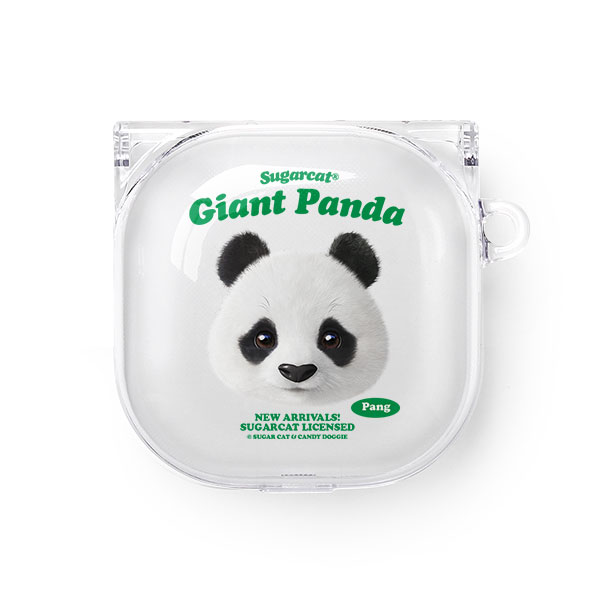 Pang the Giant Panda TypeFace Buds Pro/Live Clear Hard Case