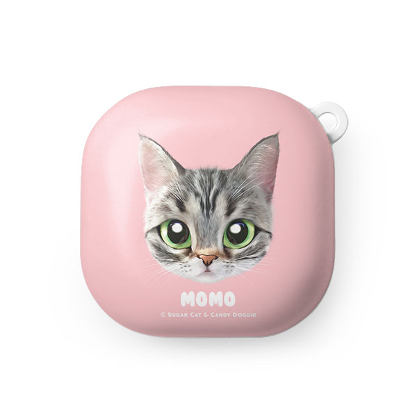 Momo the American shorthair cat Face Buds Pro/Live Hard Case