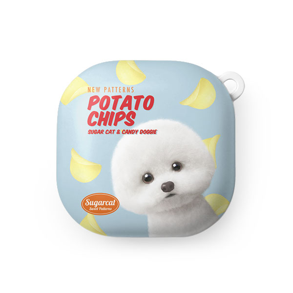 Dongle the Bichon&#039;s Potato Chips New Patterns Buds Pro/Live Hard Case