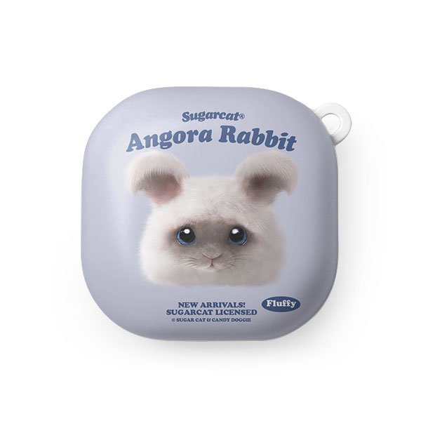 Fluffy the Angora Rabbit TypeFace Buds Pro/Live Hard Case