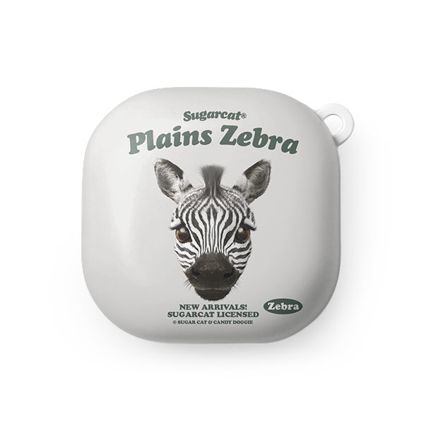 Zebra the Plains Zebra TypeFace Buds Pro/Live Hard Case