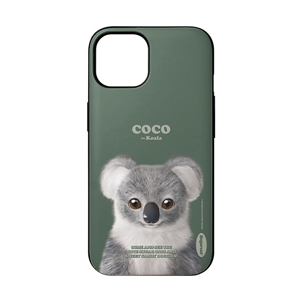 Coco the Koala Retro Door Bumper Case