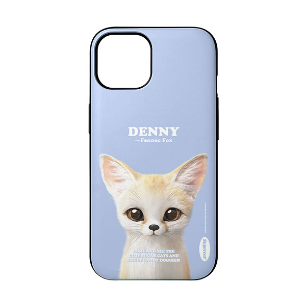 Denny the Fennec fox Retro Door Bumper Case