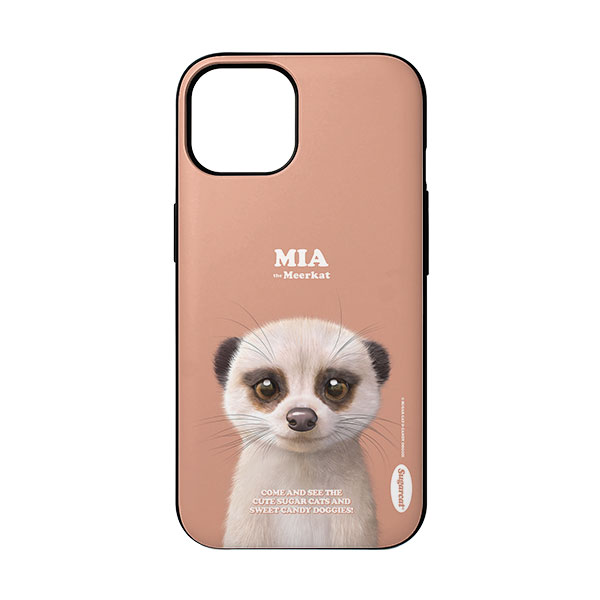 Mia the Meerkat Retro Door Bumper Case