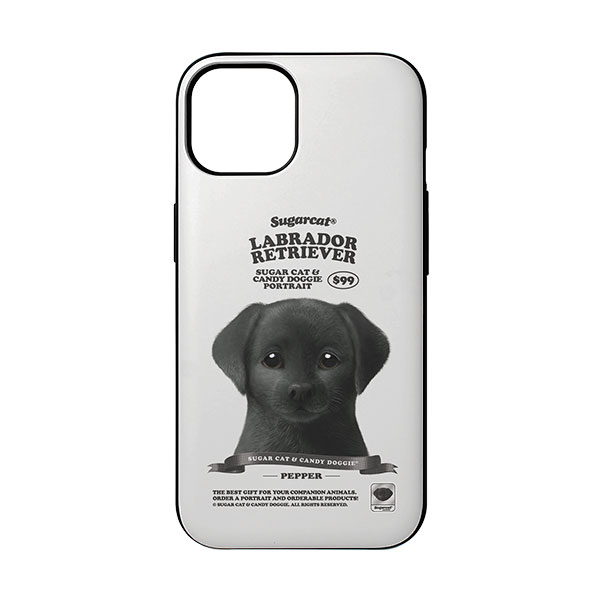Pepper the Labrador Retriever New Retro Door Bumper Case