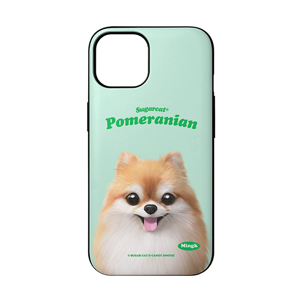 Mingk the Pomeranian Type Door Bumper Case