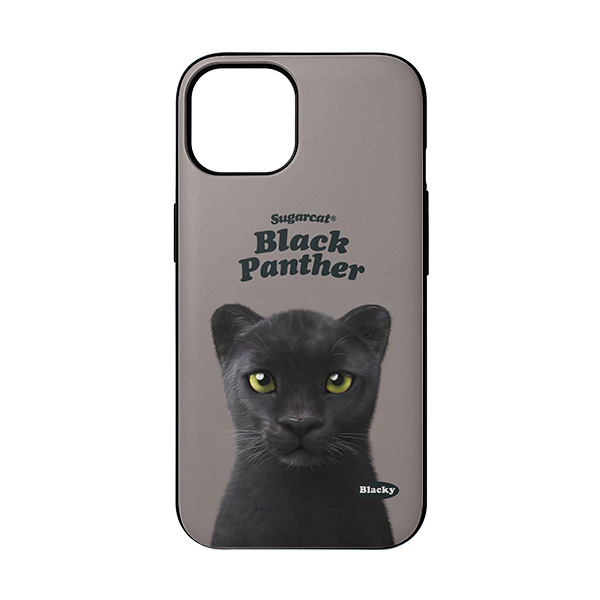 Blacky the Black Panther Type Door Bumper Case