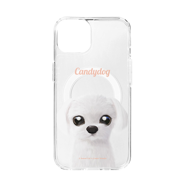 Kkoong the Maltese Simple Clear Gelhard Case (for MagSafe)