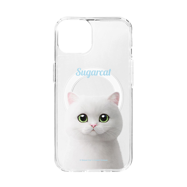 May the British Shorthair Simple Clear Gelhard Case (for MagSafe)