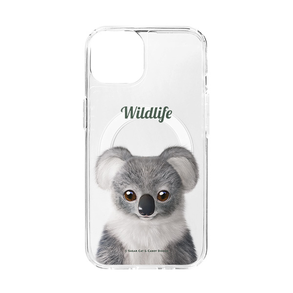 Coco the Koala Simple Clear Gelhard Case (for MagSafe)