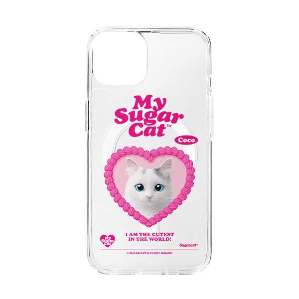 Coco the Ragdoll MyHeart Clear Gelhard Case (for MagSafe)
