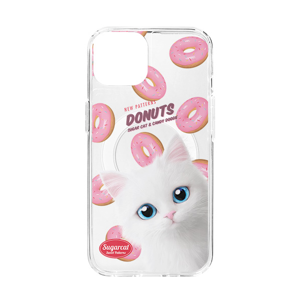 Venus’s Donuts New Patterns Clear Gelhard Case (for MagSafe)