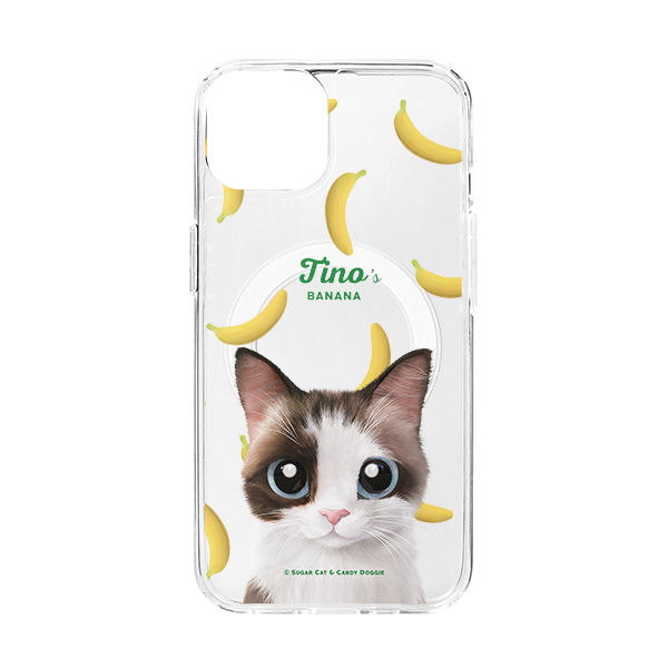 Tino’s Banana Clear Gelhard Case (for MagSafe)
