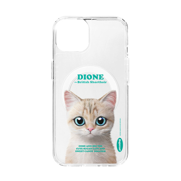 Dione Retro Clear Gelhard Case (for MagSafe)